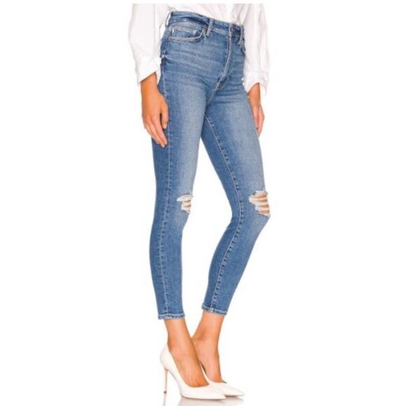 Lovers + Friends Mason High Rise Skinny Jeans Madrid Blue Women's Size 30 - Picture 2 of 15